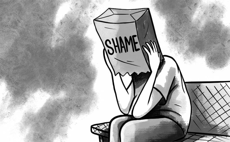 The shame of being sexually abused that you have to carry around